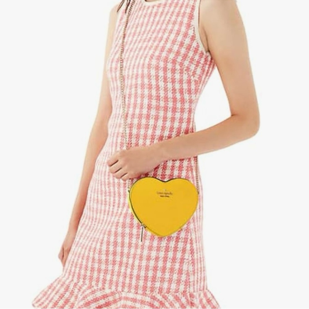 Kate Spade mini heart purse